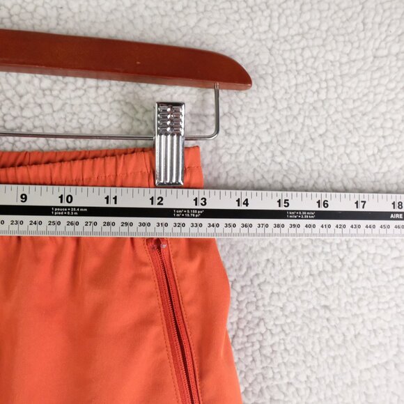 Outdoor Voices Pants Womens XS Orange Windbreaker Elastic Waist Pockets Athletic - Picture 5 of 10